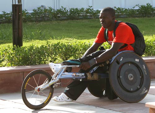 राष्‍ट्रमंडल खेलों में भाग लेने दिल्‍ली पहुंचे खिलाड़ी