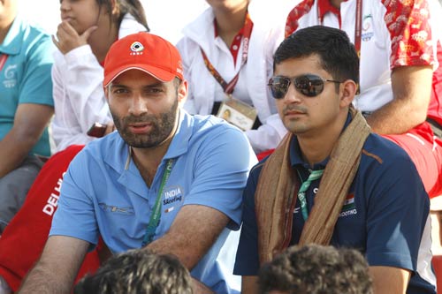 राष्‍ट्रमंडल खेलों में भाग लेने दिल्‍ली पहुंचे खिलाड़ी