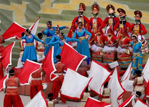 कॉमनवेल्‍थ खेलों का उद्घाटन समारोह | 