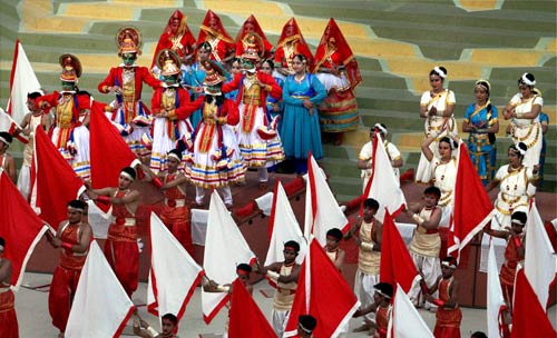 कॉमनवेल्‍थ खेलों का उद्घाटन समारोह | 