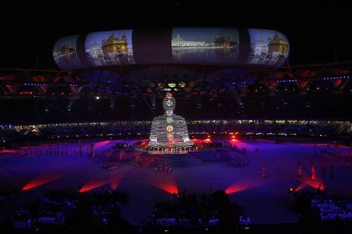 भव्‍य उद्घाटन की रंगारंग तस्‍वीरें  | चला सोनिया चानू का जादू