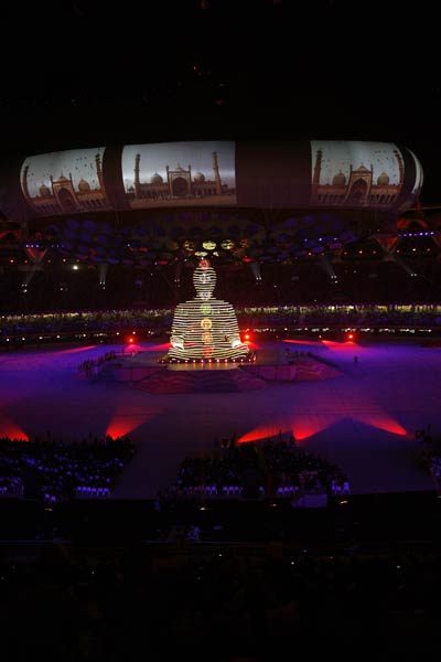 भव्‍य उद्घाटन की रंगारंग तस्‍वीरें  | चला सोनिया चानू का जादू