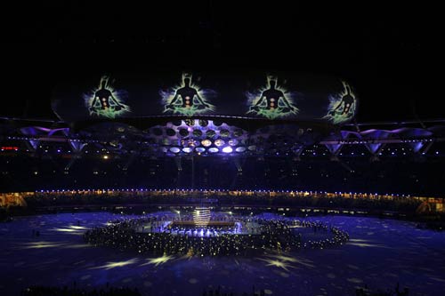 भव्‍य उद्घाटन की रंगारंग तस्‍वीरें  | चला सोनिया चानू का जादू