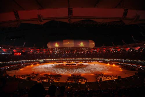 भव्‍य उद्घाटन की रंगारंग तस्‍वीरें  | चला सोनिया चानू का जादू