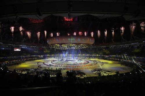 भव्‍य उद्घाटन की रंगारंग तस्‍वीरें  | चला सोनिया चानू का जादू