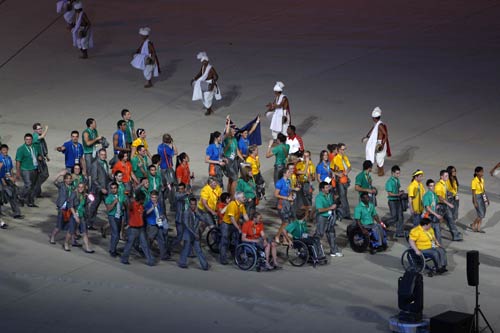 भव्‍य उद्घाटन की रंगारंग तस्‍वीरें  | चला सोनिया चानू का जादू