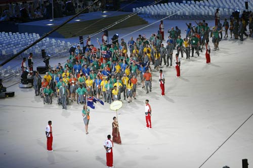 भव्‍य उद्घाटन की रंगारंग तस्‍वीरें  | चला सोनिया चानू का जादू