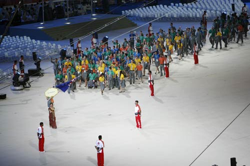 भव्‍य उद्घाटन की रंगारंग तस्‍वीरें  | चला सोनिया चानू का जादू