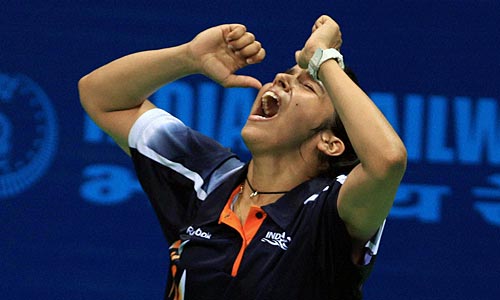 सायना ने भी झटका स्‍वर्ण पदक | कॉमनवेल्‍थ गेम्‍स का 10वां दिन