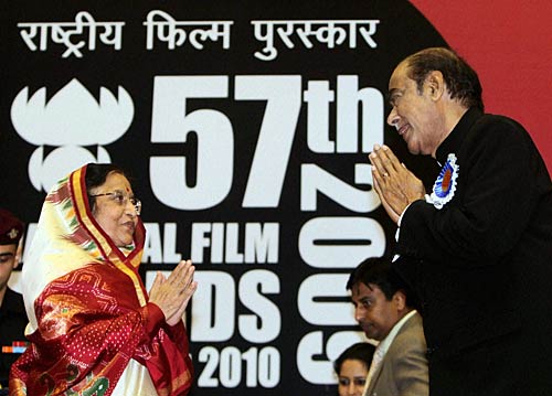 राष्‍ट्रीय पुरस्‍कार समारोह में छा गए अमिताभ