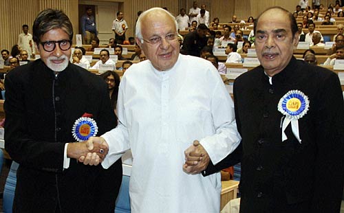 राष्‍ट्रीय पुरस्‍कार समारोह में छा गए अमिताभ