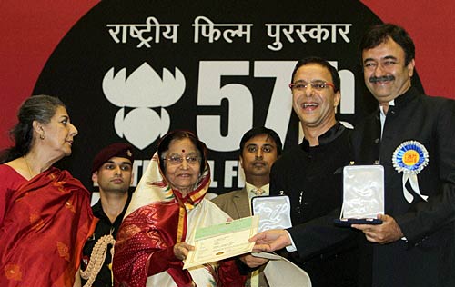 राष्‍ट्रीय पुरस्‍कार समारोह में छा गए अमिताभ