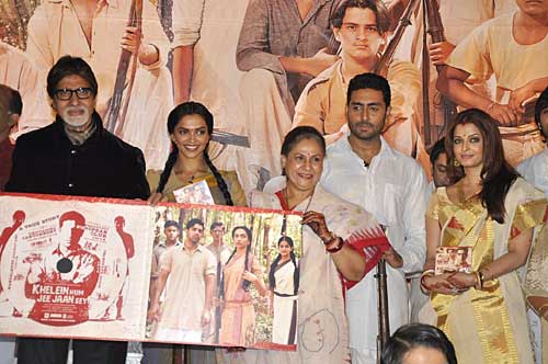 'खेलें हम जी जान से' का म्‍यूजिक लांच | दीपिका के जलवे