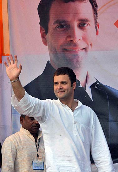 चुनावी सभा में नीतीश पर बरसे राहुल