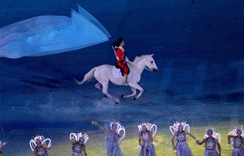 रंगारंग रहा एशियाई खेलों का उद्घाटन समारोह...