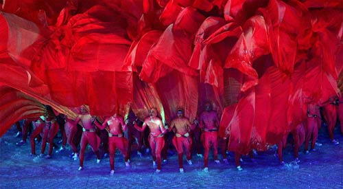 रंगारंग रहा एशियाई खेलों का उद्घाटन समारोह...