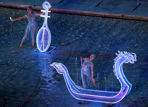 रंगारंग रहा एशियाई खेलों का उद्घाटन समारोह...