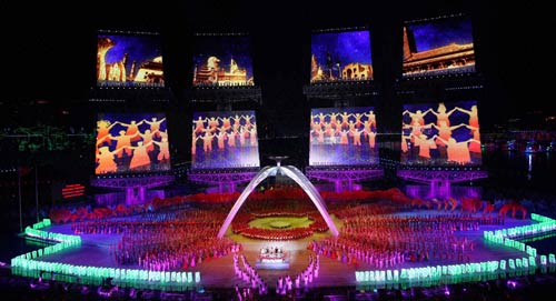 रंगारंग रहा एशियाई खेलों का उद्घाटन समारोह...