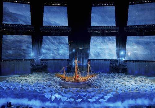 रंगारंग रहा एशियाई खेलों का उद्घाटन समारोह...