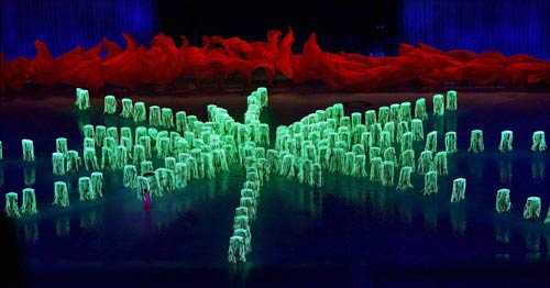 रंगारंग रहा एशियाई खेलों का उद्घाटन समारोह...