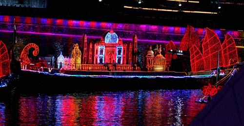 रंगारंग रहा एशियाई खेलों का उद्घाटन समारोह...