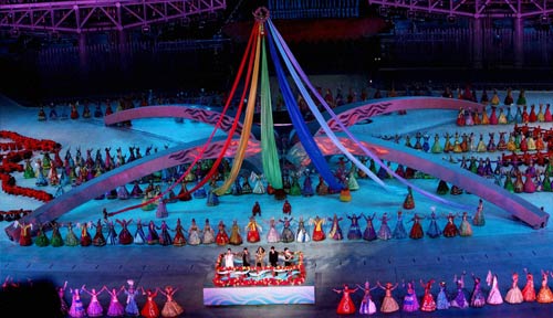 रंगारंग रहा एशियाई खेलों का उद्घाटन समारोह...