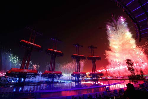 रंगारंग रहा एशियाई खेलों का उद्घाटन समारोह...