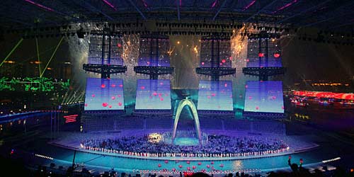 चीन में एशियाई खेलों का रंगारग समापन