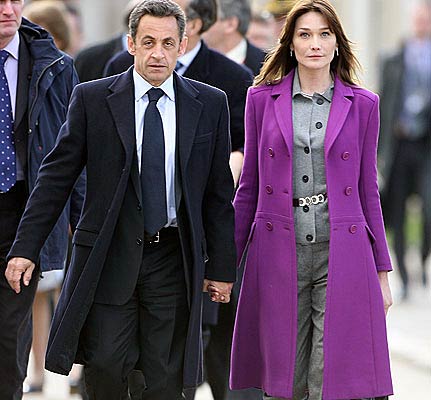 भारत दौरे पर ब्रूनी संग सरकोजी...| सरकोजी-‍ब्रूनी की प्रेम-कहानी