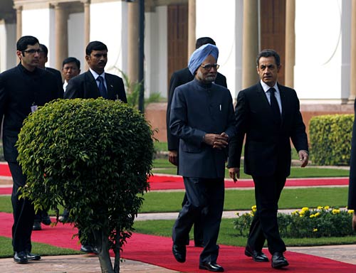 मनमोहन और सरकोजी की मुलाकात