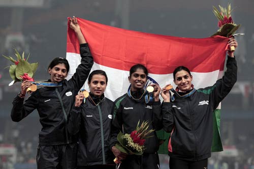 एशियन गेम्‍स 2010 में छाया भारत