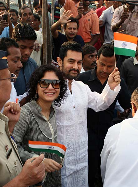 गणतंत्र दिवस पर धोबी घाट पहुंचे आमिर