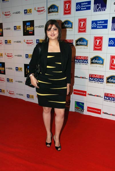 रेडियो मिर्ची अवॉर्ड्स की रंगीन शाम । सितारों की मस्‍ती