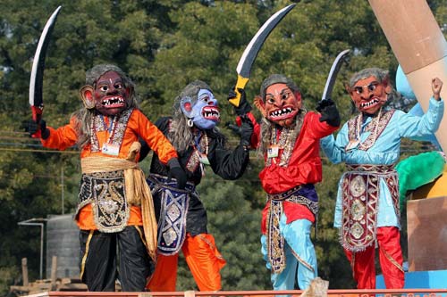 गणतंत्र दिवस के लिए सजी झांकियां । वीरता पुरस्कार