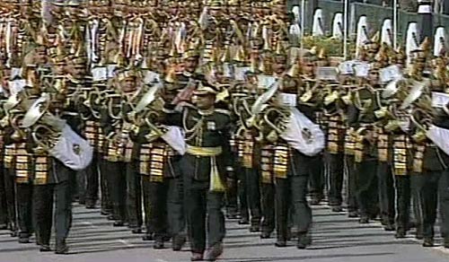 गणतंत्र दिवस पर राजपथ पर निकली परेड