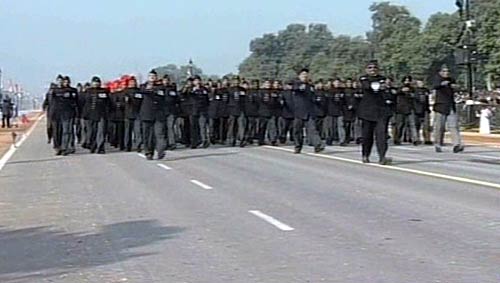 गणतंत्र दिवस पर राजपथ पर निकली परेड