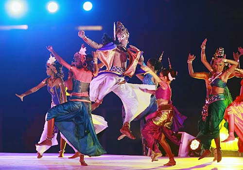 क्रिकेट विश्‍वकप का रंगारंग आगाज...