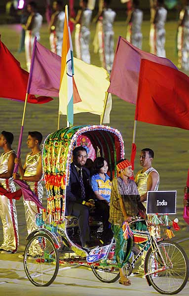 क्रिकेट विश्‍वकप का रंगारंग आगाज...