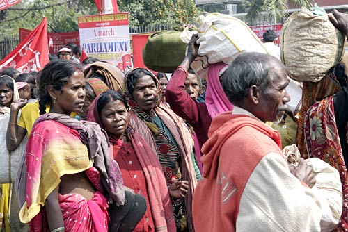 सेंट्रल ट्रेड यूनियन की महंगाई के खिलाफ रैली
