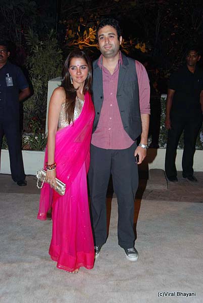 इमरान-अवंतिका की रिसेप्‍शन पार्टी । फराह के शो में सितारे