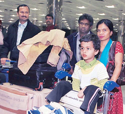 लीबिया से अपने वतन लौटे भारतीय