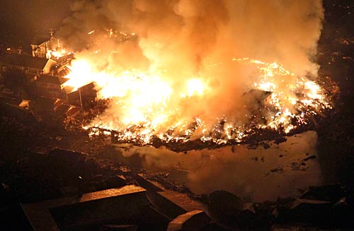 जापान में सुनामी ने मचाई तबाही | तबाही के बाद का मंजर