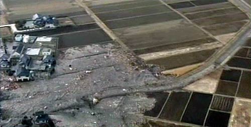 जापान में सुनामी ने मचाई तबाही | तबाही के बाद का मंजर