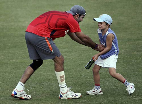 भारतीय खिलाडि़यों ने खूब पसीना बहाया