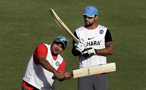 भारतीय खिलाडि़यों ने खूब पसीना बहाया