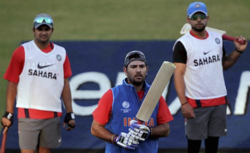 भारतीय खिलाडि़यों ने खूब पसीना बहाया