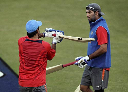 भारतीय खिलाडि़यों ने खूब पसीना बहाया