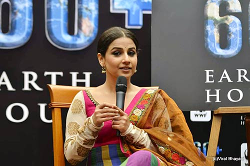 जलवायु परिवर्तन अभियान को बढ़ावा देने पहुंची विद्या