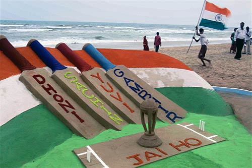 जीत का जश्‍न और सम्‍मान । भारत बना विश्‍वविजेता