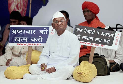 अन्‍ना हजारे का जनआंदोलन